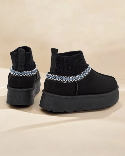 Royalfashion Short women's snow boots a'la Nananna