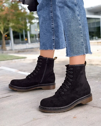 Royalfashion Women's lace-up ankle boots Rullo