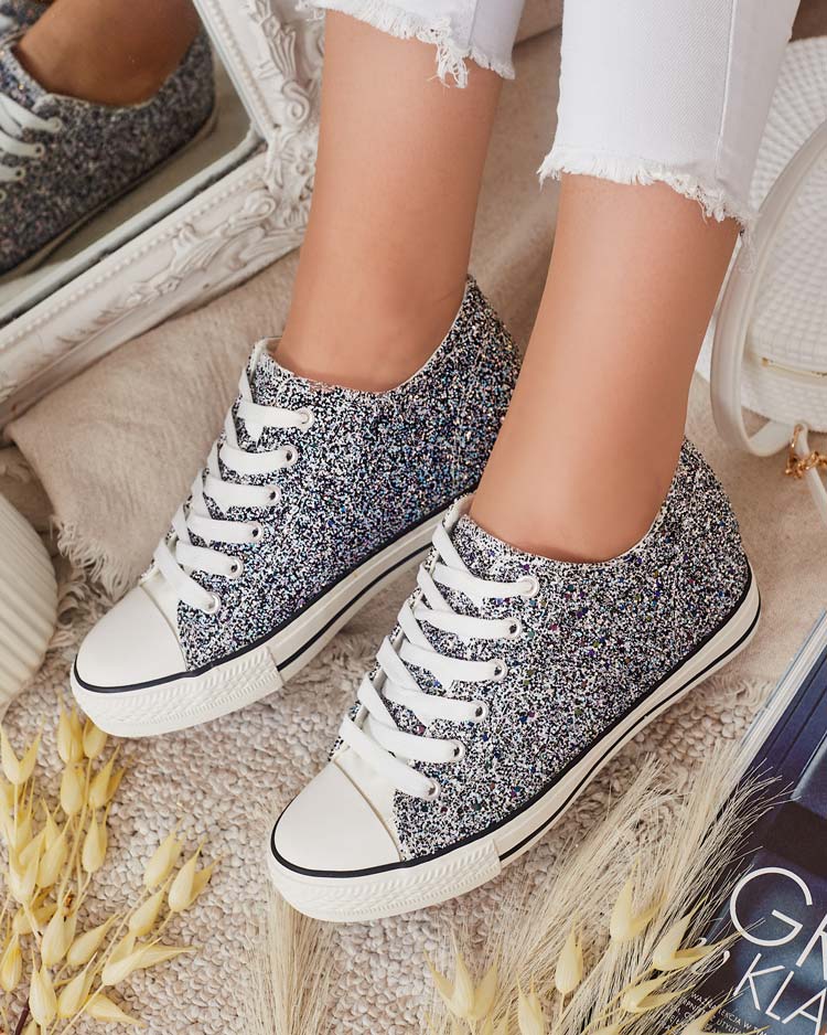 Royalfashion Women's sneakers on covered heel Finia