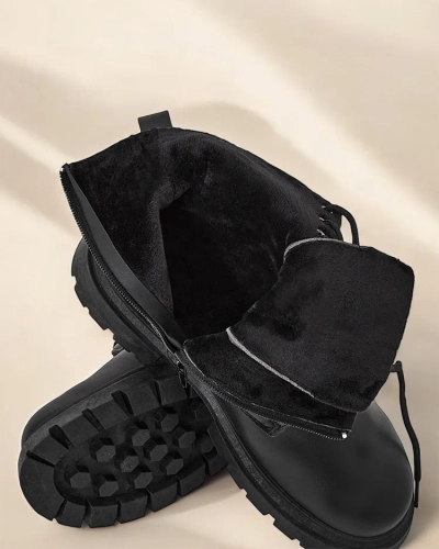Royalfashion Eco leður kvenskór ökla boots Enoll