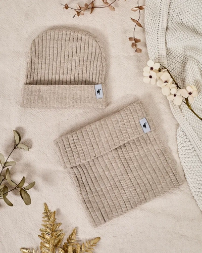 Royalfashion Universal Winter Set - beanie hat with a cowl