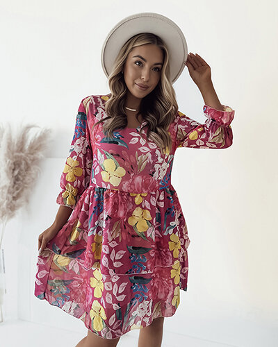 Royalfashion Naiste lilleline minikleit