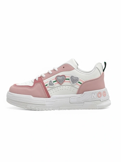 Royalfashion Women's Sneakers with Glitter Samoles