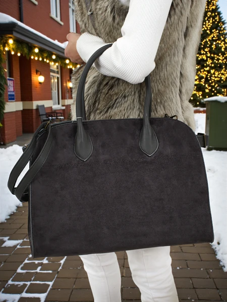 Женская сумка-шоппер Dorelle из эко-замши