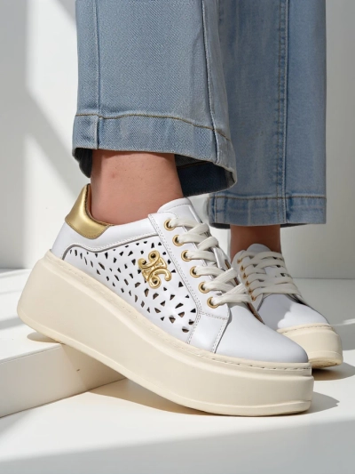 Royalfashion Women's sporty sneakers perforated Jovixi