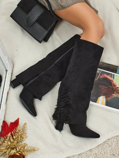 Naiste öko-seemisnahast saapad pealsetega Rimolea