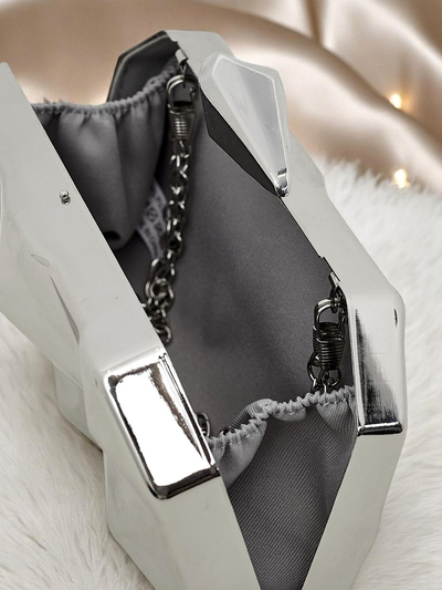 Royalfashion Women's envelope handbag Metal Muse