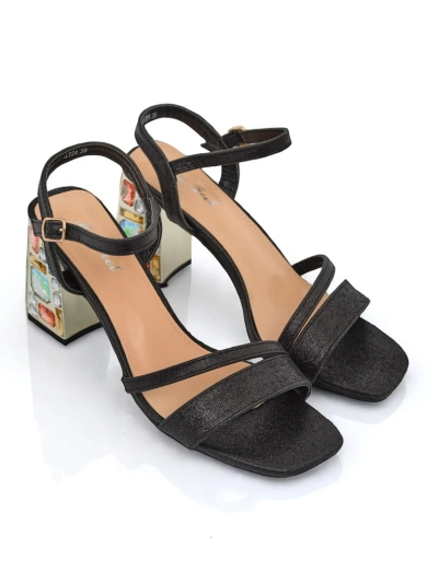 Royalfashion Women's Glitter Crystal Charm Sandals