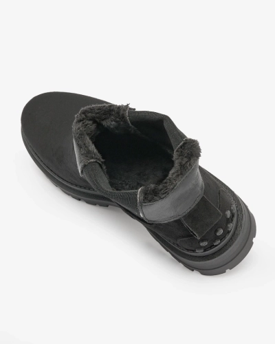 Royalfashion Mustad naiste isoleeritud Comfy Walk saapad