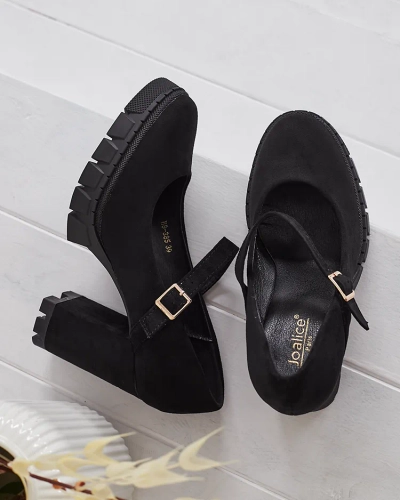 Royalfashion Naiste öko-suedist Elomma pumpad