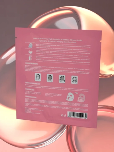 Маска для лица LUXELUX Hyaluronic Acid Multi-Peptydy Calista 25ml