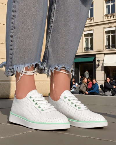 Royalfashion Women's perforated sports shoes Pumbes