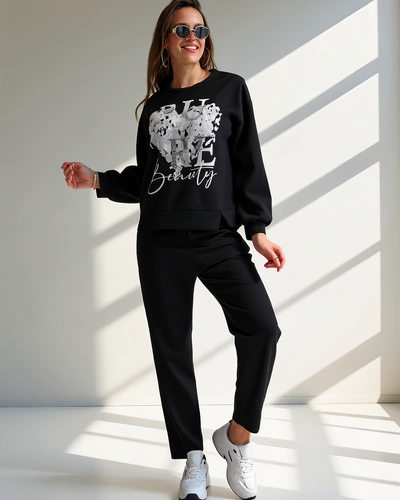 Royalfashion Naiste viskooskomplekt printidega