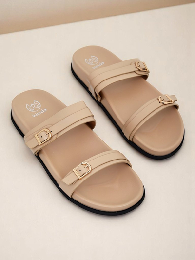 Royal Fashion Women's Eco-Leather Slides EcoTwins Slides
