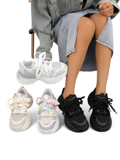 Royalfashion Naisten urheilukengät paksummalla pohjalla Loness