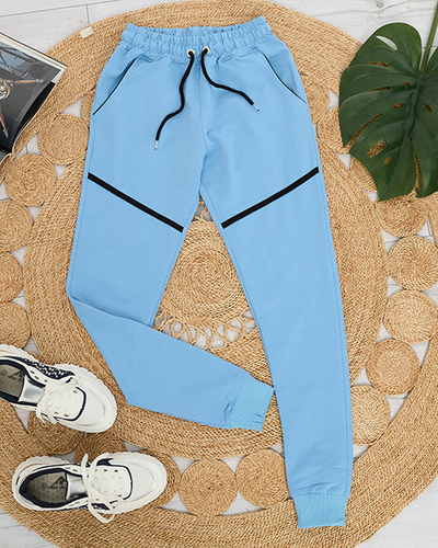 Women's blue sweatpants - Clothing