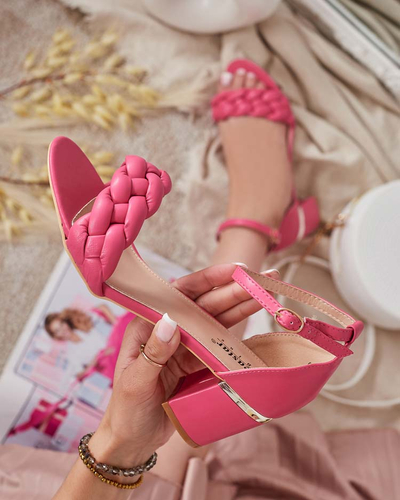 Fuksia naiste postisandaalid Marines - Jalatsid