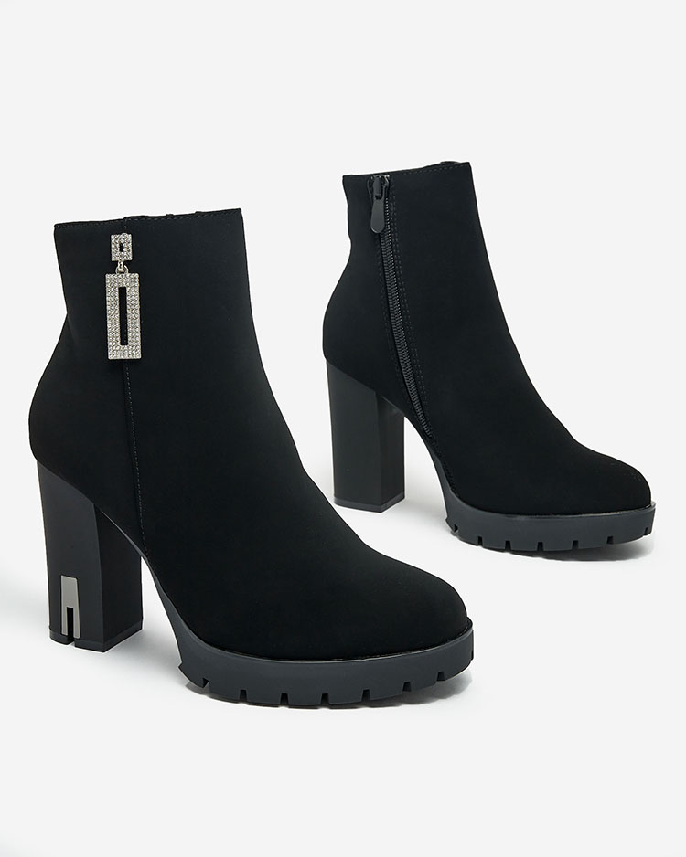 Royalfashion Women's Beroleda Decorated Stiletto Boots