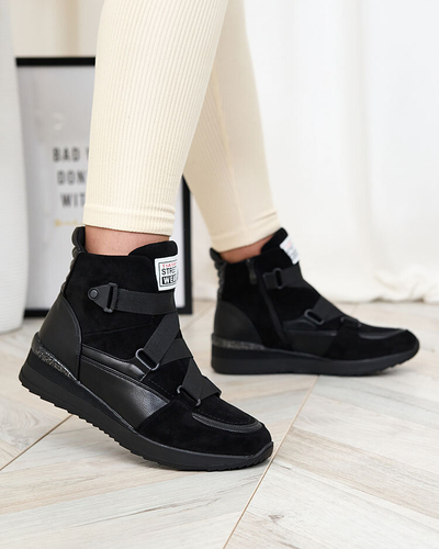 Royalfashion Black women's sports boots Sattari