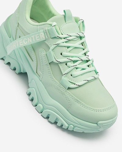 Мятные женские кроссовки спортивная обувь Evilpo- Footwear