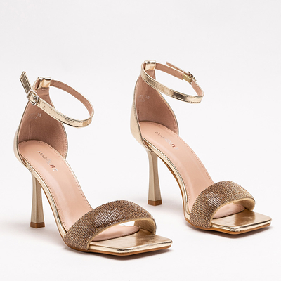 OUTLET Gold naiste Enedi stilettosandaalid - Jalatsid