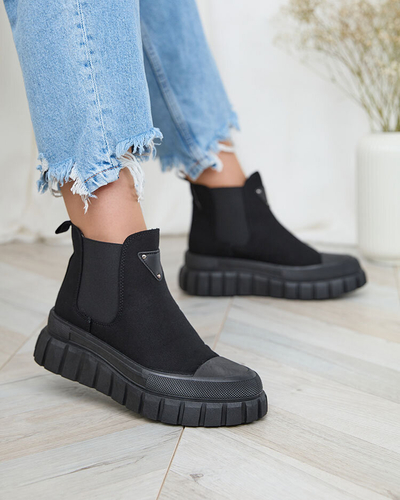 Royalfashion Black women's high sneakers Nexeri