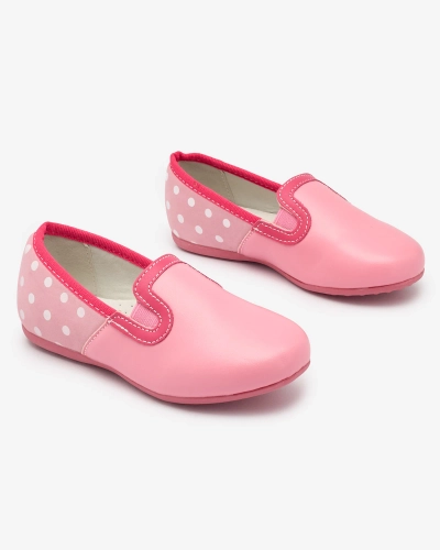 Roosad tüdrukute ökonahast hernemustriga poolkingad Rellme- Footwear
