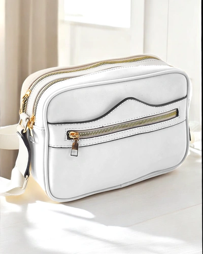 Royalfashion Small women's handbag made of matte eco-leather