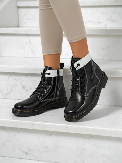 Perseida Nero naiste poolsaapad ökoloogilisest lakknahast, paeltega