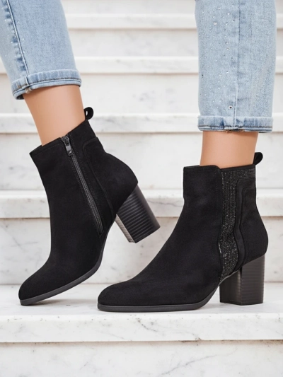Royalfashion Women's heeled ankle boots Venotto