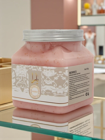 Berries fine-grained face and body scrub