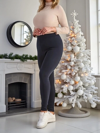 Royalfashion Naiste isoleeritud treggings püksid PLUS SIZE