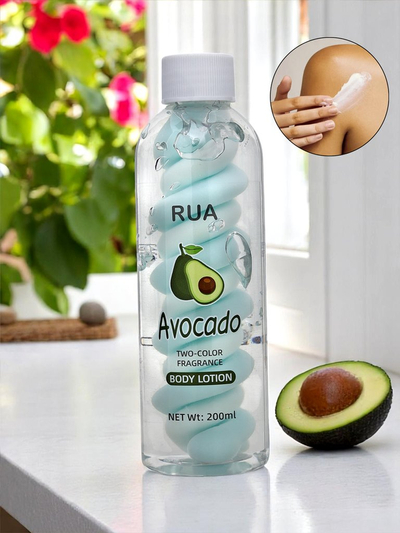 Moisturizing and smoothing body lotion with avocado