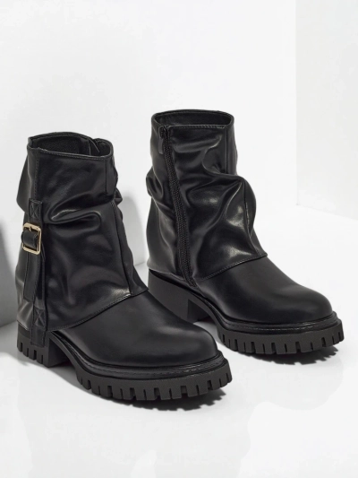 Kõrgemad naiste öko-nahast saapad Lunara