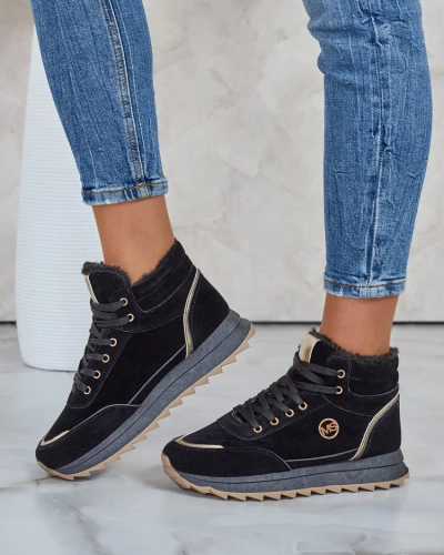 Royalfashion Утепленные женские кроссовки с мехом Casill