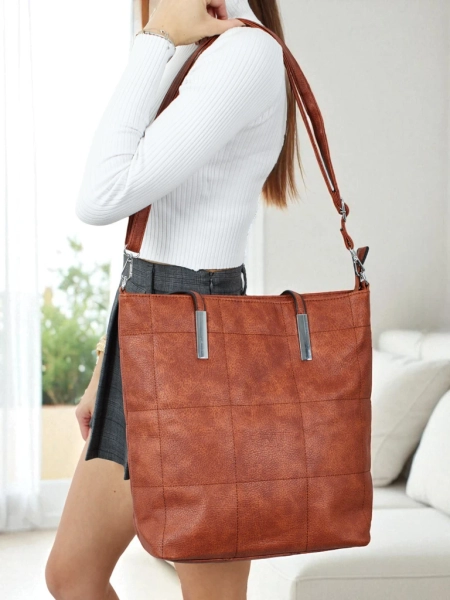 Women's shopper bag eco leather Tessira