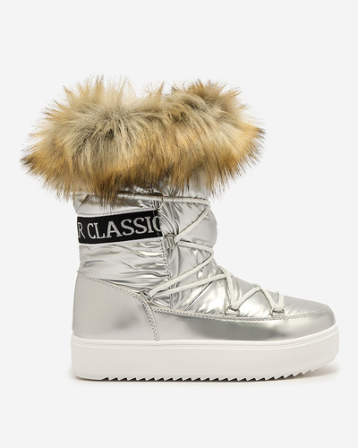 Royalfashion Silver slip-on saapad a'la lumesaapad naistele Gomllo