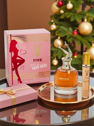 Inspired Women's Perfume Set and Scandal Pink Sexy Perfume