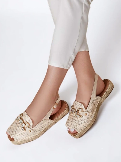 Royalfashion Women's espadrilles with open toe