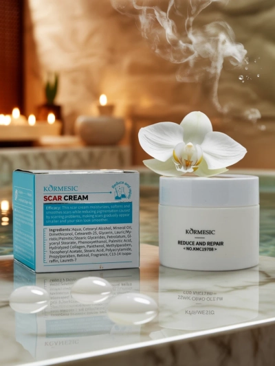 Scar cream supports skin regeneration