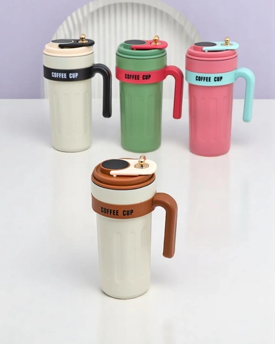 Royalfashion Thermal mug with spout and temperature sensor Coffee Mug