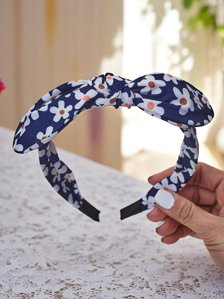 Royalfashion Juuksepael lipsuga lillemustris Florinka