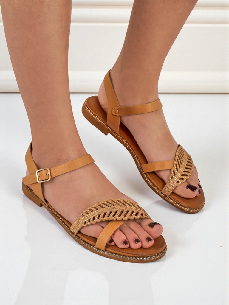 Royalfashion Women's Willow Grace Flat Sandals