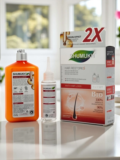 Shumukh 2in1 šampoon ja seerum juustele