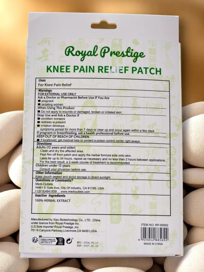 Pain relief patches for knees 12 pieces