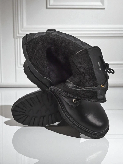 Tepitud ökoloogilisest nahast naiste poolsaapad Sable Rose