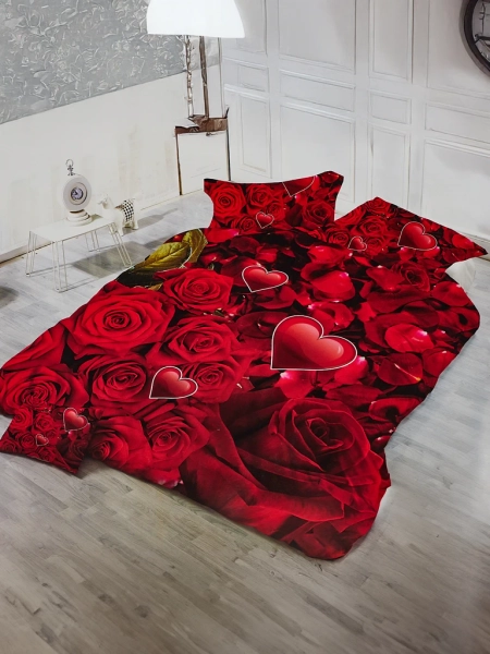 Royalfashion Узорчатое постельное белье 180x200 комплект 3 ПРЕДМЕТА