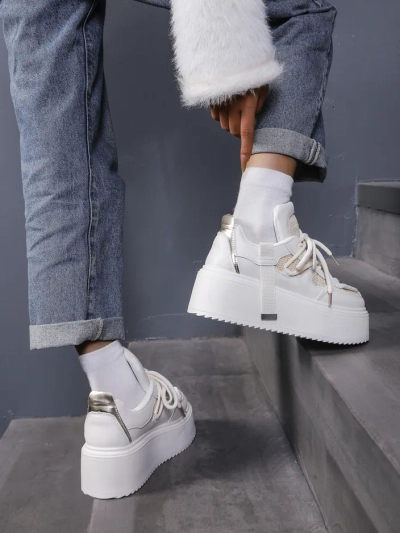 Royalfashion Women's sporty platform sneakers Aeroll