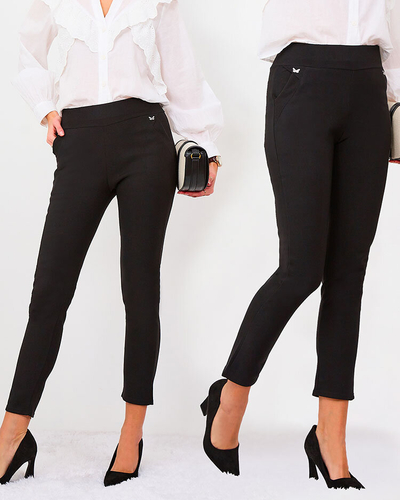 Royalfashion Mustad naiste ökonahast leggings a'la bells