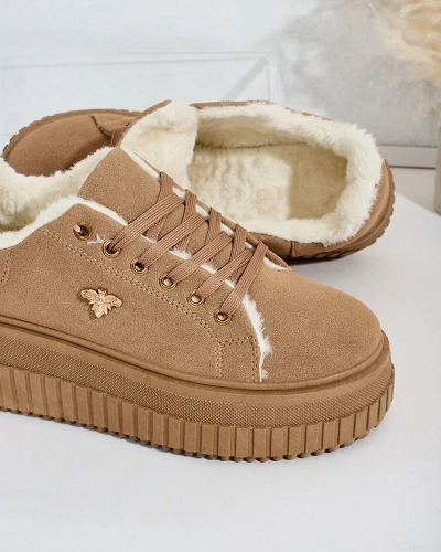 Royalfashion Утепленные женские кроссовки с мехом Noxu